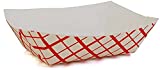 Concession Essentials 1lb Paper Food Trays. Heavy Duty, Grease Resistant. 1 Lb Paper Food Trays.50 Pack. Perfect for Carnivals and Concession Stands.