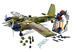 General Jims Bomber Plane Army Toys - Iron Empire 559 pcs Military Ju-88 Bombing Plane Building Block World War 2 Model Toy Brick Building Army Airplane Set