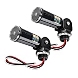 2-Pack Outdoor Conduit Lighting Control with Photocell and Swivel Mount Photoelectric Switch for Wall Packs, Shoebox Porch Lights 120-277V Photocell
