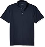 Amazon Essentials Men's Slim-Fit Quick-Dry Golf Polo Shirt, Dark Navy, Medium