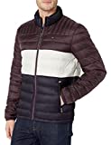 Tommy Hilfiger Men's Real Down Insulated Packable Puffer Jacket, Midnight/Ice/Red, XX-Large