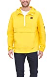 Tommy Hilfiger Men's Retro Lightweight Taslan Popover Jacket, yellow stone, Small