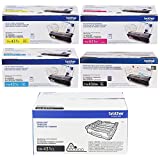 Brother MFC-L8900CDW Toner Cartridge Set (TN436BK & TN431CL) with Drum Unit (DR431CL)