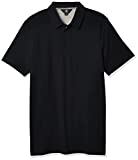 Volcom mens Wowzer Modern Fit Polo , BLACK , Large