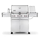 Weber Summit S-470 4-Burner Liquid Propane Grill, Stainless Steel 580-Square Inch