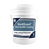 Rain Guard Water Sealers VG-7000 VandlGuard Non-Sacrificial Anti-Graffiti Coatings READY TO USE covers up to 1500 sq. on painted and unpainted surfaces. 5 Gallon  Graffiti Protection