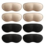 Heel Cushion Pads for Men and Women| Soft Shoe Inserts| Heel Cushion Inserts| Self-Adhesive| Foot Care Protectors| Grips Liners Loose Shoes| Heel Pain Relief| Bunion Callus| Blisters( 4 Pairs)