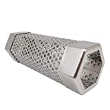 Smoker Smoke Tube Box for Pellets Grill, 304 Stainless Steel BBQ Cold Smoker Generator Tube, 2.5 Hours of Billowing Hot or Cold Smoking - 6" Hexagon