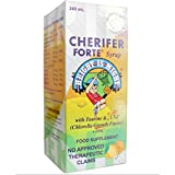 Cherifer Forte Syrup Fortified with Zinc with Taurine and Double Chlorella Growth Factor + Zinc Orange Flavor 240 ml