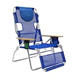 Ostrich 16in Altitude 3N1 Beach Chair & Lounger - Blue