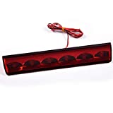 GRAND ORANGE New Truck cap, Replacement For Topper, Leer, ARE,CENTURY Clear Third Brake Light Mount 3rd Brake Lamps AT-LED-36R-02 Red