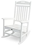 Trex Outdoor Furniture Yacht Club Rocker Chair, Classic White