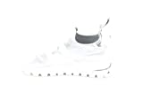 DKNY Women's Classic Jogger Lightweight Slip on Sneaker, Silver/White Mosie, 8