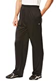 Champion Men's Big-Tall Powertrain Solid Pant, Black, X-Large/Tall