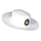 KD Cricket India Cap Hat Team India Cricket ODI T20 Test Cricket Head Wear White Blue Camao (White Hat)