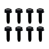 ROMASO M8 Torx Screws Bolts fit for Jeep Wrangler JK,Applied to Windshield Frame| Roll Bar | Tailgate | Hard Door Hinges | LED Light Brackets | Pack of 8