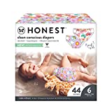 The Honest Company Clean Conscious Diapers, Sky's the Limit + Wingin It, Size 6, 44 Count Club Box