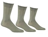Fox River Men's Wick Dry Altura Crew Sock Liner, 3 Pack (Olive, Large)