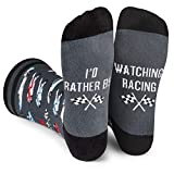 I'd Rather Be - Funny Socks Novelty Gift For Men, Women and Teens (Racing)
