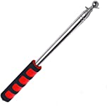 Auto-plaza 6.5 Feet (2 Meters) Red Telescopic Handheld Flagpoles Portable Extendable Handheld Windsock Telescopic Flag Pole Ferula Pointer