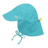 i play. Baby Flap Sun Protection Swim Hat, Aqua, 0-6 Months