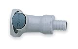 Colder - 3130311 CPC () HFCD17812 Quick-Disconnect Fittings, Valved Hose barbs, PP, 1/2"