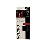 VELCRO Brand Industrial Strength Fasteners | Auto, RV, Boat Adhesive | Heavy Duty Strength for Dashboards & Consoles | Vinyl Compatible & Temperature Resistant | 2ft x 1 inch Tape, Black