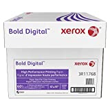 Xerox Bold Digital Printing Paper, Ledger Size (17" x 11"), 100 (U.S.) Brightness, 60 Lb Cover (163 GSM), FSC Certified, 250 Sheets Per Ream, Case of 5 Reams