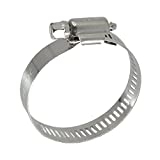 XRPAOWA Hose Clamp, 304 Stainless Steel Clamps, 10 pcs/Pack, SAE 32 Worm Gear Hose Clamps, 1-9/16-Inch-2-1/2-Inch(40-63mm) (SAE 32)