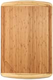 30 x 20 Bamboo Extra Large Cutting Board - Wooden Stove Top Cover Noodle Board - Meat Cutting Board for BBQ - Turkey Carving Board - Extra Large Charcuterie Board - Over the Sink Cutting Board