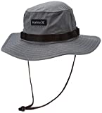 Hurley Men's Phantom Vagabond Elite Bucket Sun hat, Dark Smoke Grey, S-M