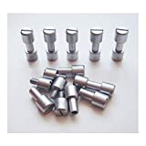 10 Sets/lot Corby Bolts Fasteners,EDC Knives Maker Screws,Tactics Lock Rivet,DIY Knife Handle Fastener Revits (Stainless Steel)