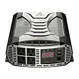 Cobra PRO 2500W Professional Grade Power Inverter, Portable  2500-Watt Car Charger, 4 Grounded AC Outlets, 2 Fast Charge USB Ports and Remote Controller (CPIALCDG1) Compatible