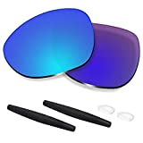Betterun Blue Polycarbonate Polarized Replacement Lenses/Rubber Kits for Oakley Crosshair New 2012