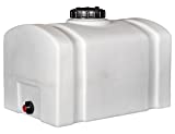 RomoTech 82123899 Domed Polyethylene Reservoir Water Tank for Farming Construction and More, 26 Gallon, Saddle