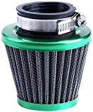CNCMOTOK 38mm Air Filter GY6 50cc Scooter Moped for SSR Apollo 125 110cc 125cc Coolster Pit Bike Motorcycle ATV Quad QMB139 Engine Parts (Green)