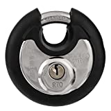 BRINKS - 70mm Commercial Stainless Steel Keyed Discus Padlock - Stainless Steel Body with Stainless Steel Shackle