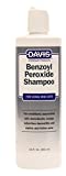 Davis Benzoyl Peroxide Medicated Dog & Cat Shampoo, 12 oz.  Dermatitis and Demodectic Mange, White (DM150 12)