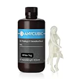 ANYCUBIC 3D Printer Resin, 405nm High Precision Fast Curing UV Photopolymer Resin for LCD 3D Printing, 1kg White