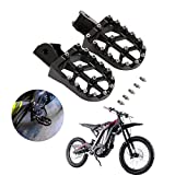 Dirt Bike Foot Pegs Motorcycle Footpegs Foot Pedals Rests CNC For CRF150F 2003-2019 CRF230F 2003-2019 Sur Ron S/X Segway X260 Black