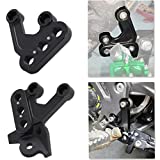 Motorcycle Foot Peg Bracket Aluminum Rest Bracket Compatible With Sur Ron Light Bee X and S Electric Dirt Bike Black