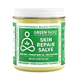 Green Goo Skin Repair Healing Salve, Natural Body & Face Moisturizer with Aloe Vera, Improves Skin's Appearance, Great for Scarring & Wrinkles, 4 Oz