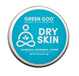 Green Goo Natural Skin Care for Eczema, Psoriasis, Cracked Hands and Feet, Black, Dry Skin, 1.82 Ounce
