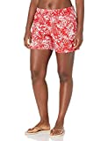 Columbia Women's W Super Backcast Water Short, Red Spark Americana Fishing Print, Large