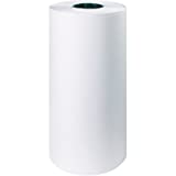 Aviditi Butcher Paper Roll 18 Inches x 1,000 Feet, White, 1 Roll, Food Grade Wrapping Paper, Made in The USA