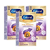 Enfamil Breastfed Infant Probiotics & Vitamin D Dual Probiotics, 0.3 Fl Oz (Pack of 3)