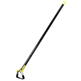 PoPoHoser Hoe Garden Tool, 4.5FT Garden Hoes for Weeding Long Handle Heavy Duty Stirrup Hoe for Weeding and Loosening Soil