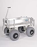 Kahuna Junior Beach & Fishing Wagon-Rod Holders-Walls-Balloon Sand Tires-Made in The USA!!!