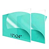 2-Pack 12 x 24 Clear Acrylic Sheet Plexiglass  1/8 Thick; Use for Craft Projects, Signs, Sneeze Guard and More; Cut with Cricut, Laser, Saw or Hand Tools  No Knives