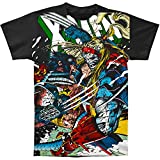 X-Men Wolverine Vs Omega Red Men's T-Shirt- Medium